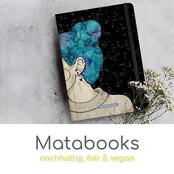 Matabooks - vegane Bücher aus Süßgraspapier